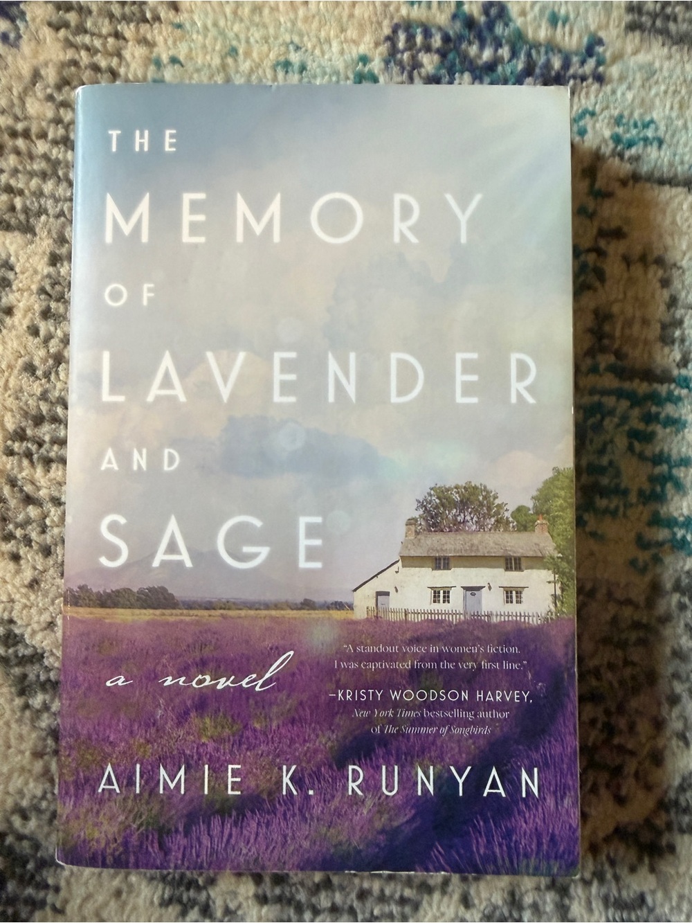 AIMIE K. RUNYAN The Memory of Lavender and Sage - Lavender Cover